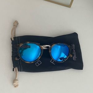 Madewell blue lense sunglasses